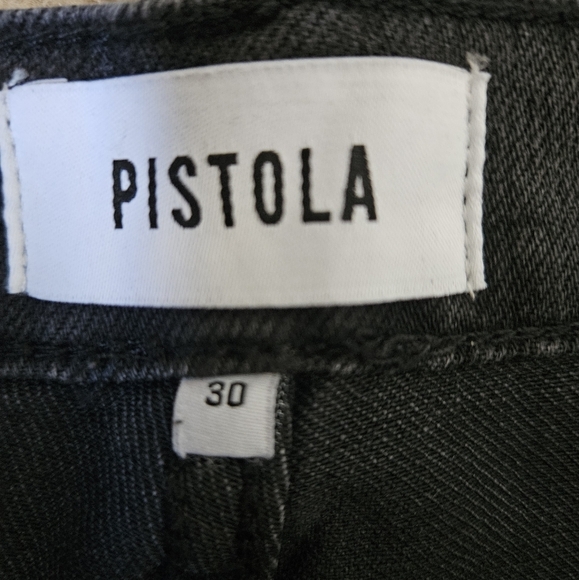 Cassie Super High Rise Straight in Retrograde PISTOLA 30 - Picture 7 of 11